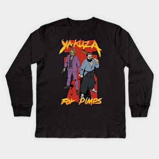 yakuza for pimps Kids Long Sleeve T-Shirt